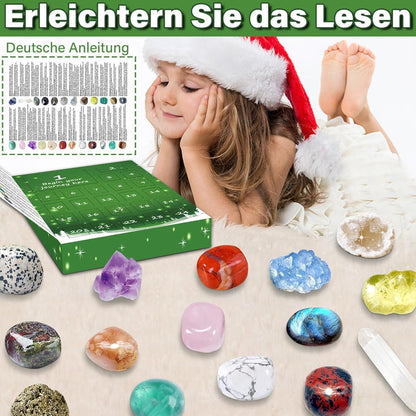 Edelstein Adventskalender 2024 | 24 Natürliche Kristalle