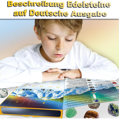 Adventskalender 2024 Kristalle Kinder 24 Tage