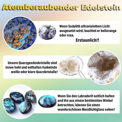Adventskalender 2024 Kristalle Kinder 24 Tage