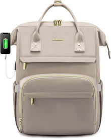 Damen Laptoprucksack Wasserdicht 15,6 Zoll Groß Business Rucksack