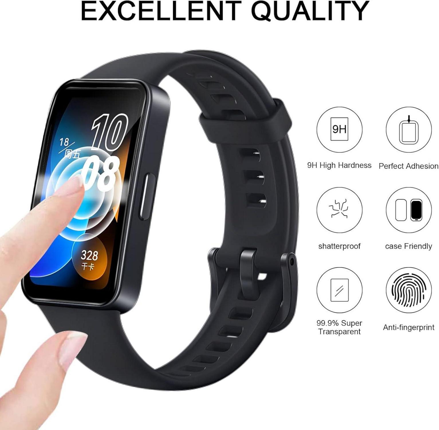 3x Huawei Band 8/9 Schutzfolie 3D Panzerglas