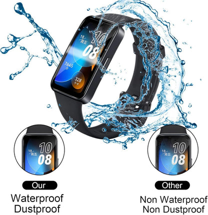3er Pack Displayschutzfolie Huawei Band 8/9, 3D PAMM Panzerglasfolie