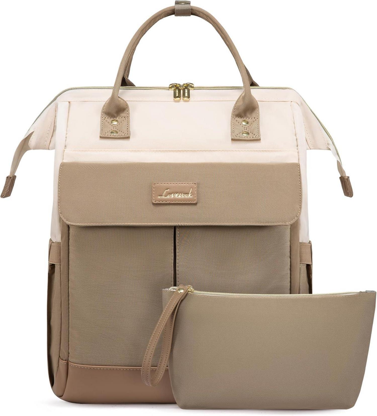 Damen Rucksack 15.6 Zoll Laptop Schulrucksack Wasserdicht Modern für