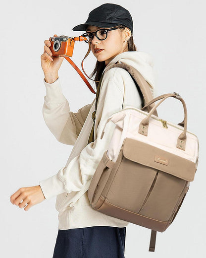 LOVEVOOK Damen Rucksack 15.6 Zoll Laptop Schulrucksack