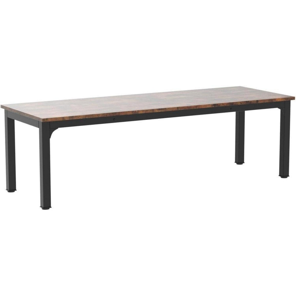 Doppelter Schreibtisch 200x70cm – Rustikaler Computertisch für Home Office