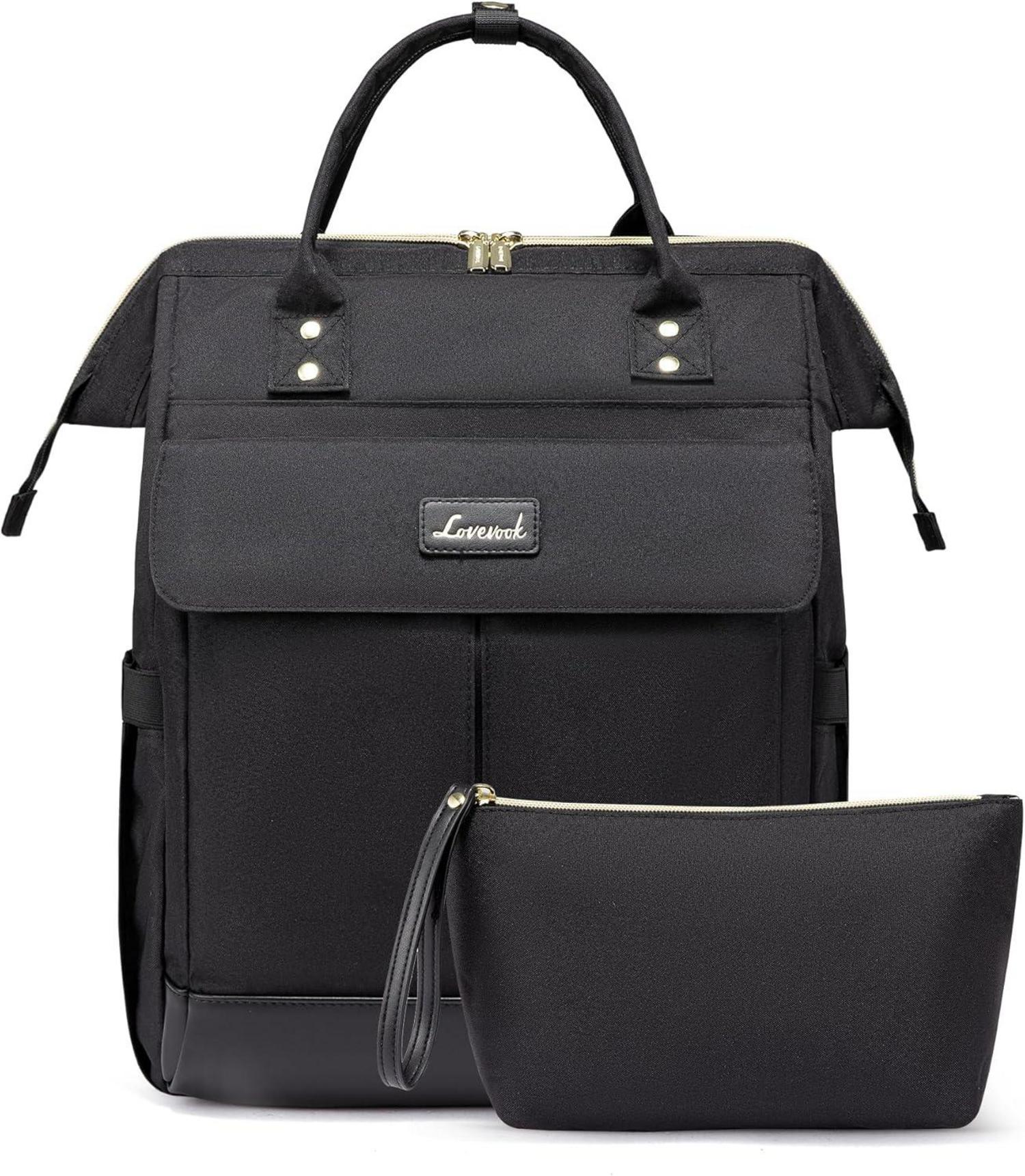 Großer Laptop Rucksack Damen 17.3 Zoll Wasserdicht Daypack mit