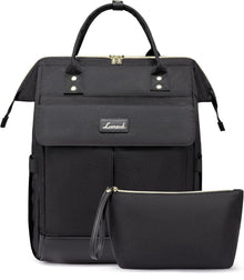 Großer Laptop Rucksack Damen 17.3 Zoll Wasserdicht Daypack mit