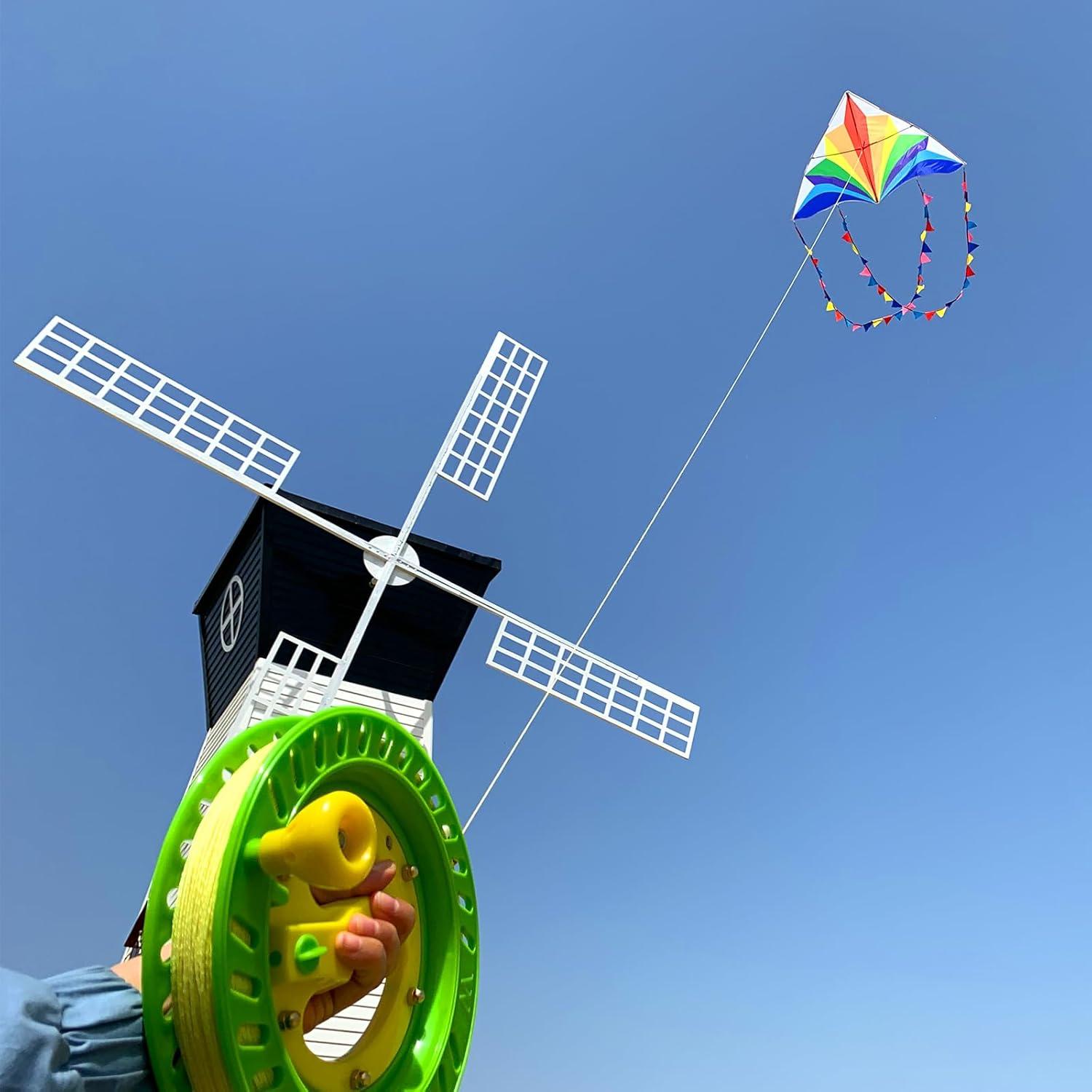 Regenbogen Delta Drachen 2er Set für Kinder und Erwachsene