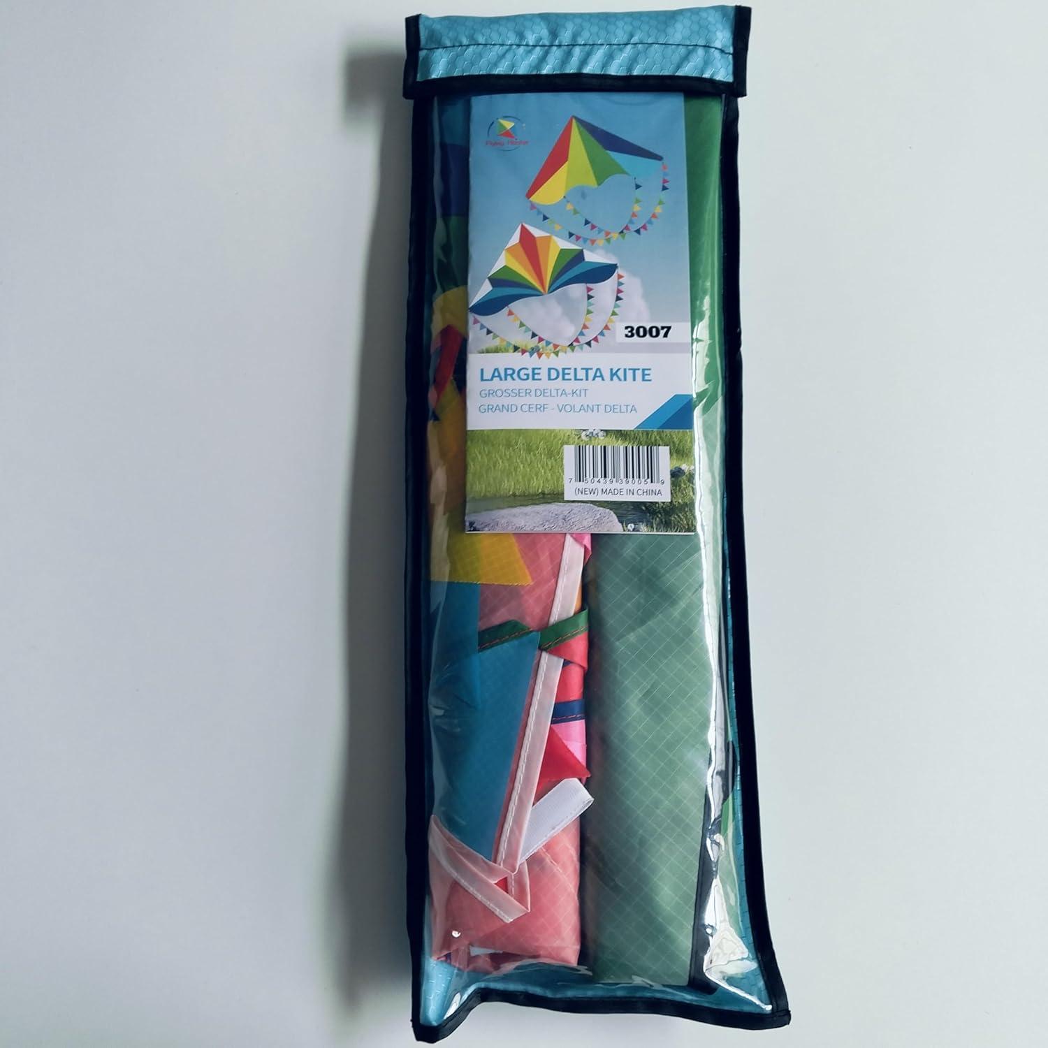 Flying Hoofer 2er Pack Regenbogen Delta Drachen für Kinder und Erwachsene