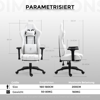 Ergonomischer Gaming Stuhl mit