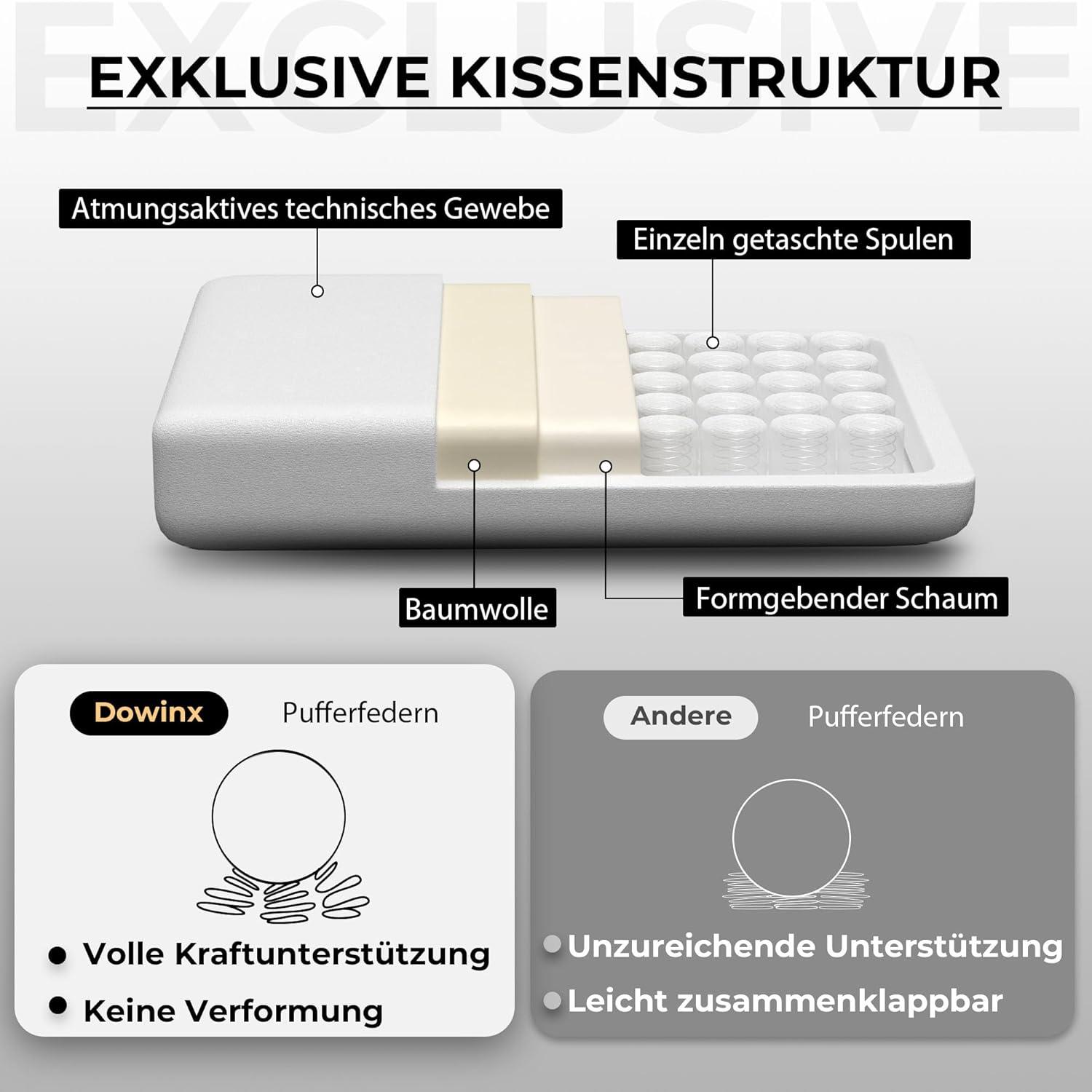 Gaming Stuhl Stoff ergonomisch mit Massagefunktion XXL