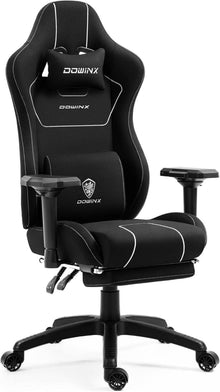 Gaming Stuhl mit Massagefunktion, ergonomisch, Schwarz
