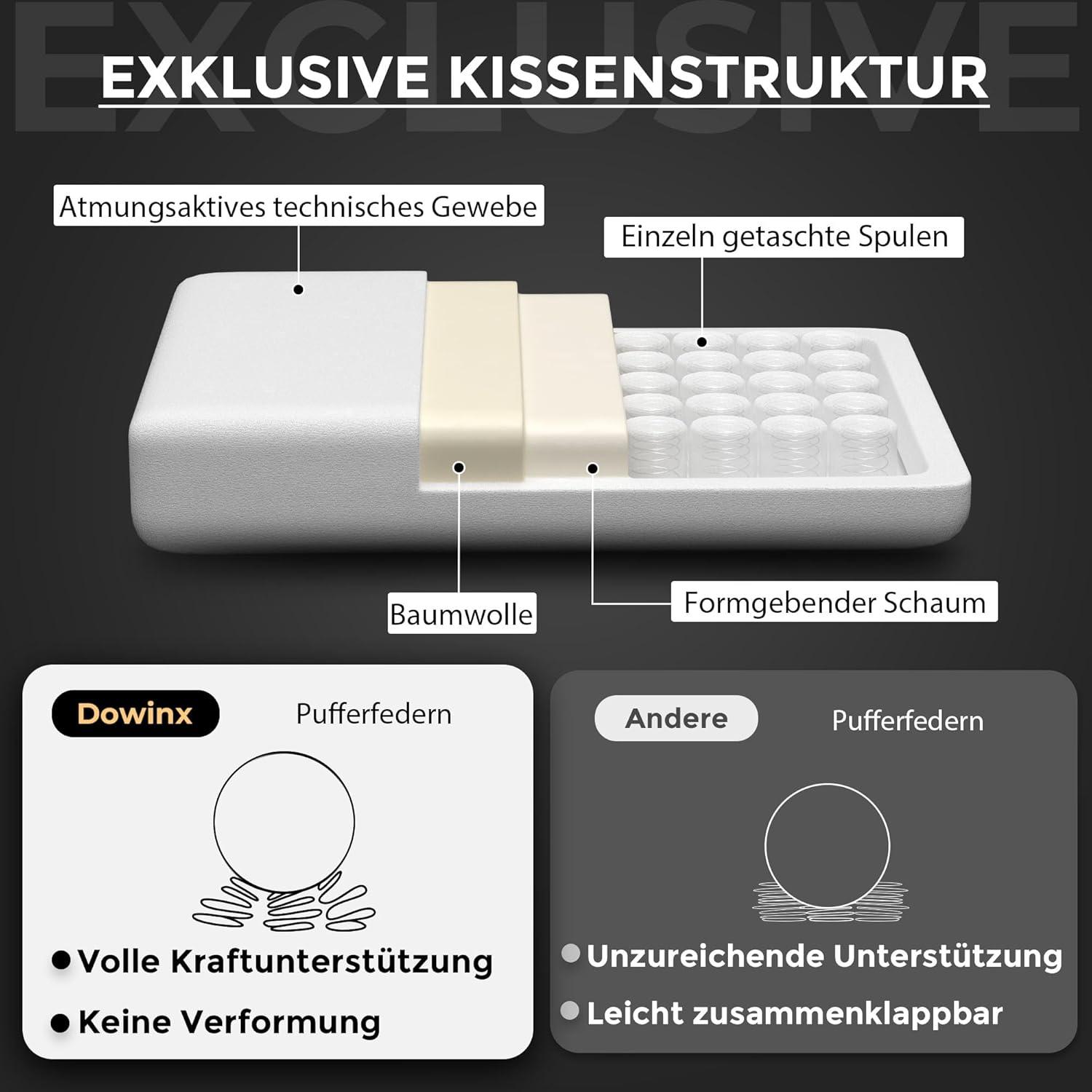 Gaming Stuhl Stoff mit Massagefunktion und Fußstützen XXL in Schwarz