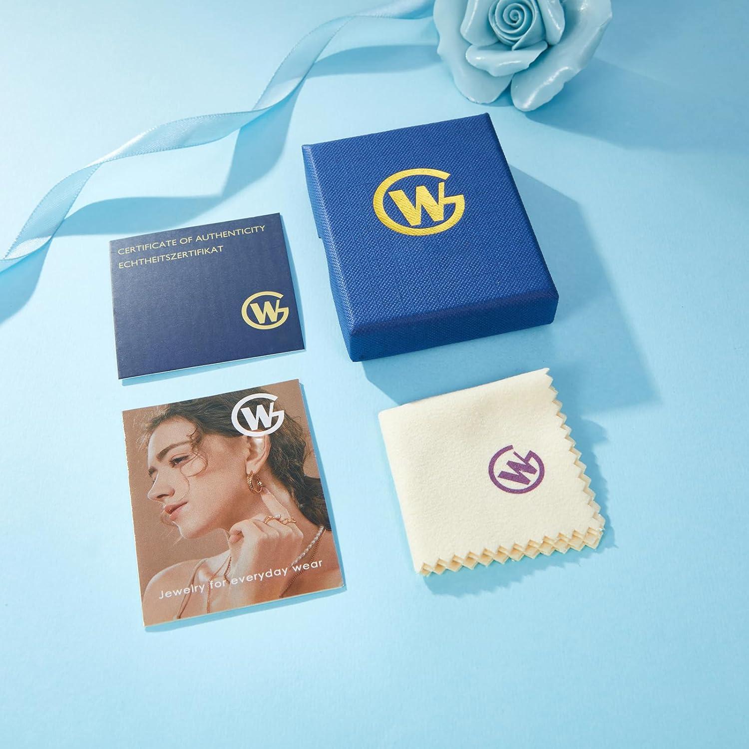 GW Ohrringe Herz 925 Sterling Silber Ohrstecker Damen Geschenke Mädchen Frauen