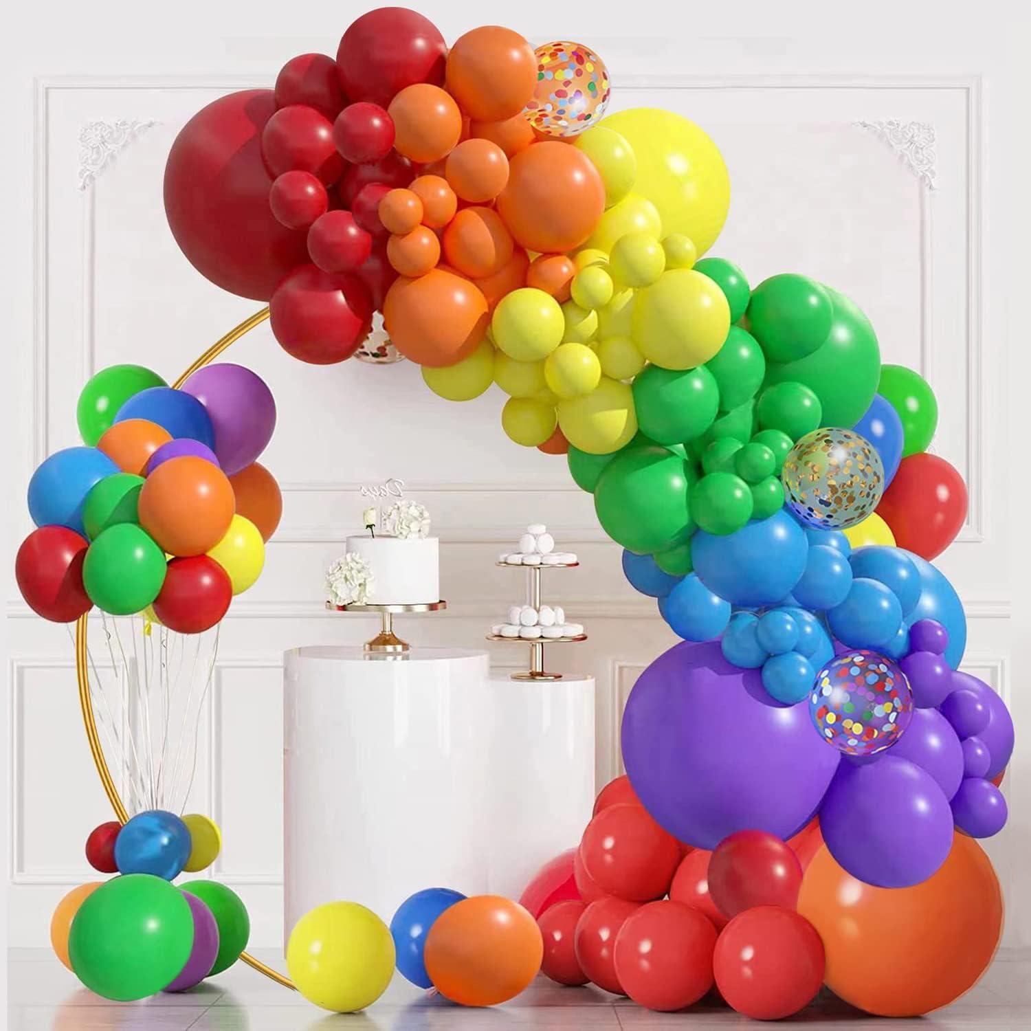 Bunte Luftballon Girlande Set 120-teilig für Party Deko