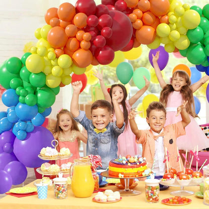 Luftballons Bunt 120 Stück Ballons Regenbogen Party Deko Girlande Hochzeit