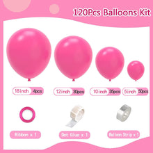 Luftballons Rosa 120 Stück 18 12 10 5 Zoll Ballongirlande