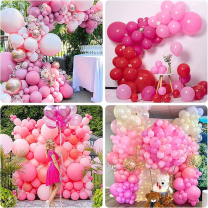 120 Stück Rosa Ballon Girlande Set Geburtstag Hochzeit Party