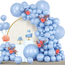Luftballon Girlande Blau 120 Stück Set Party Deko Kit