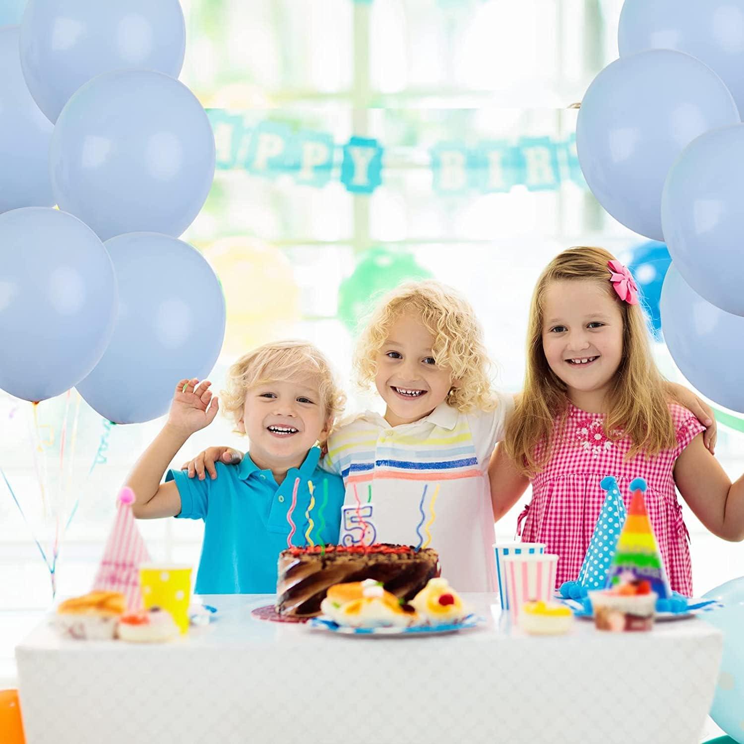 120x Luftballons Set Blau 5 10 12 18 Zoll Ballon Girlande Deko