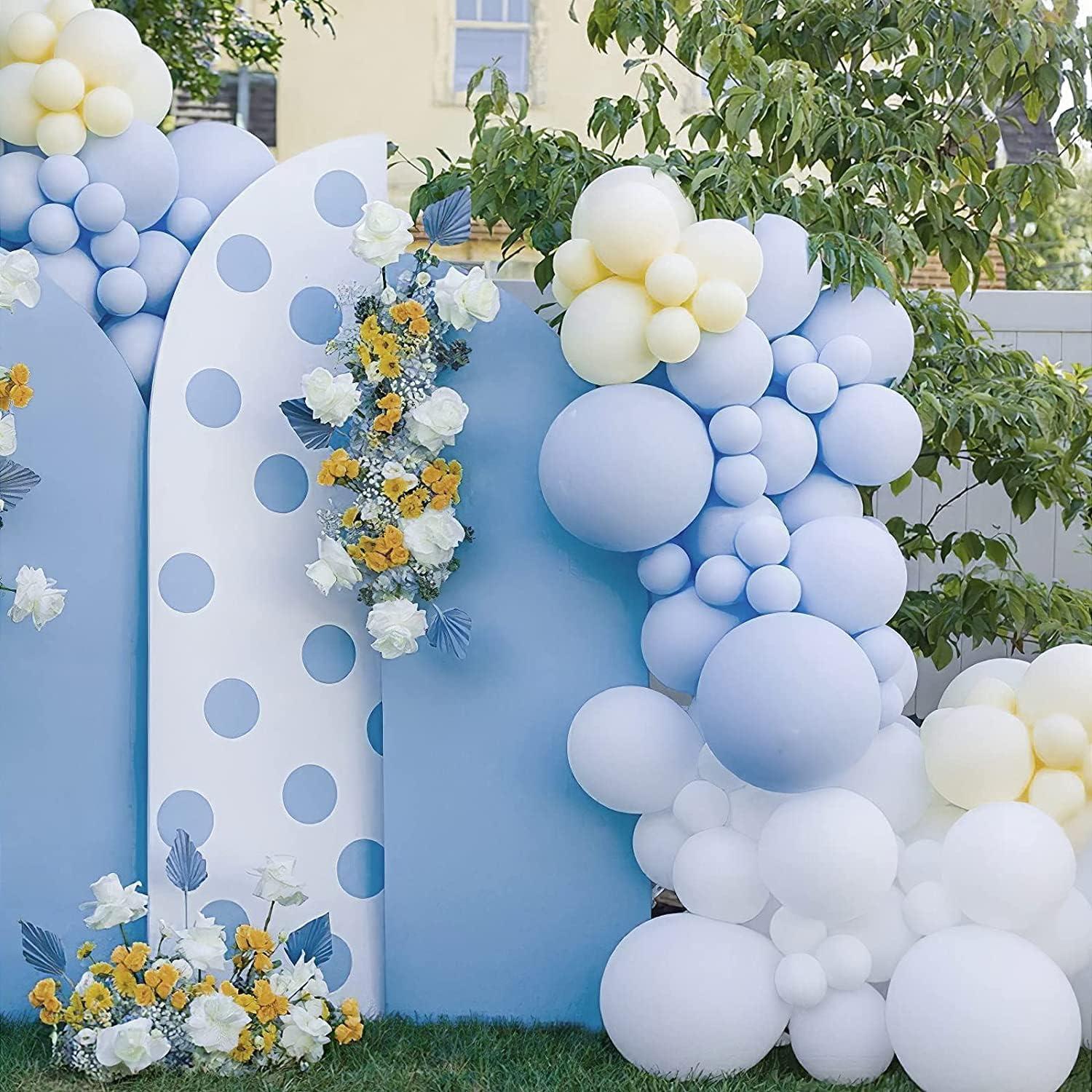 Blau Luftballons 120 Stück Girlande Set 18 12 10 5 Zoll Party Deko