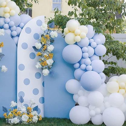 Blau Luftballons 120 Stück Girlande Set 18 12 10 5 Zoll Party Deko