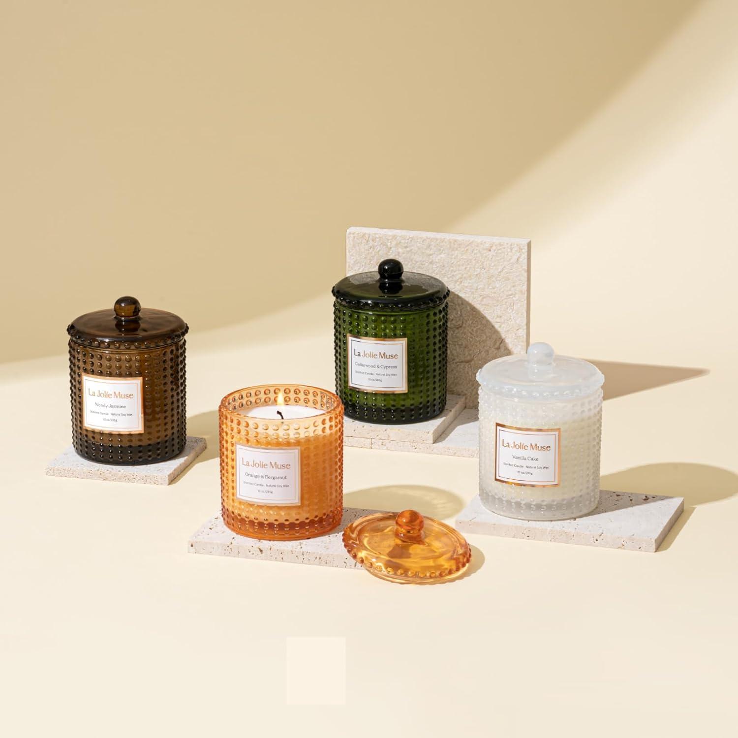 Duftkerze Orange Bergamotte 285g Sojawachs Glas Luxus Geschenk 75