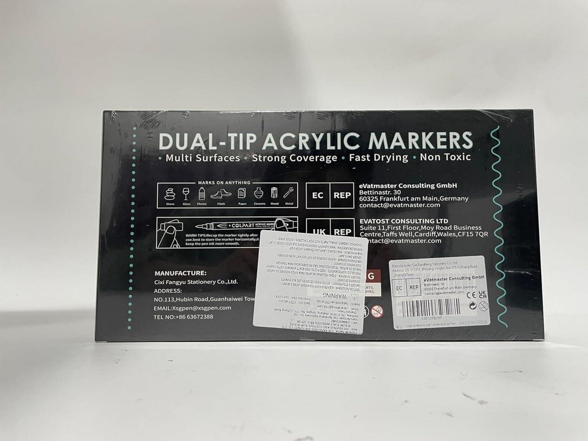 Acrylstifte 48 Farben wasserfest Acrylfarben Marker für Steine Bemalen