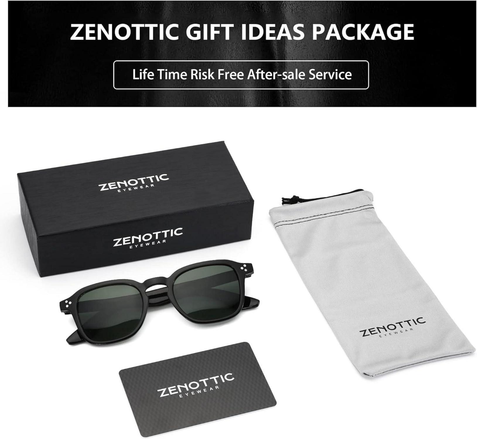 Polarisierte Retro Quadratische Sonnenbrille Damen Herren Vintage UV-Schutz