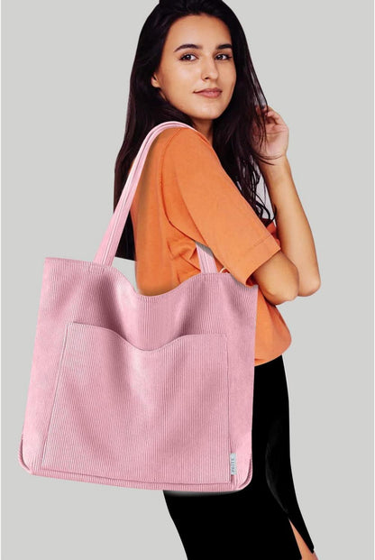 Prite Handtasche Damen Tote Bag Shopper Groß Rosa