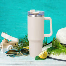 Livole 40oz Edelstahl Thermobecher mit Deckel, Strohhalm und