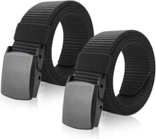 Arbeitsgürtel Herren Nylon Verstellbarer Canvasgürtel Schwarz