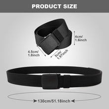 TSHAOUN Nylon Herren Guertel 2er-Pack, Verstellbarer