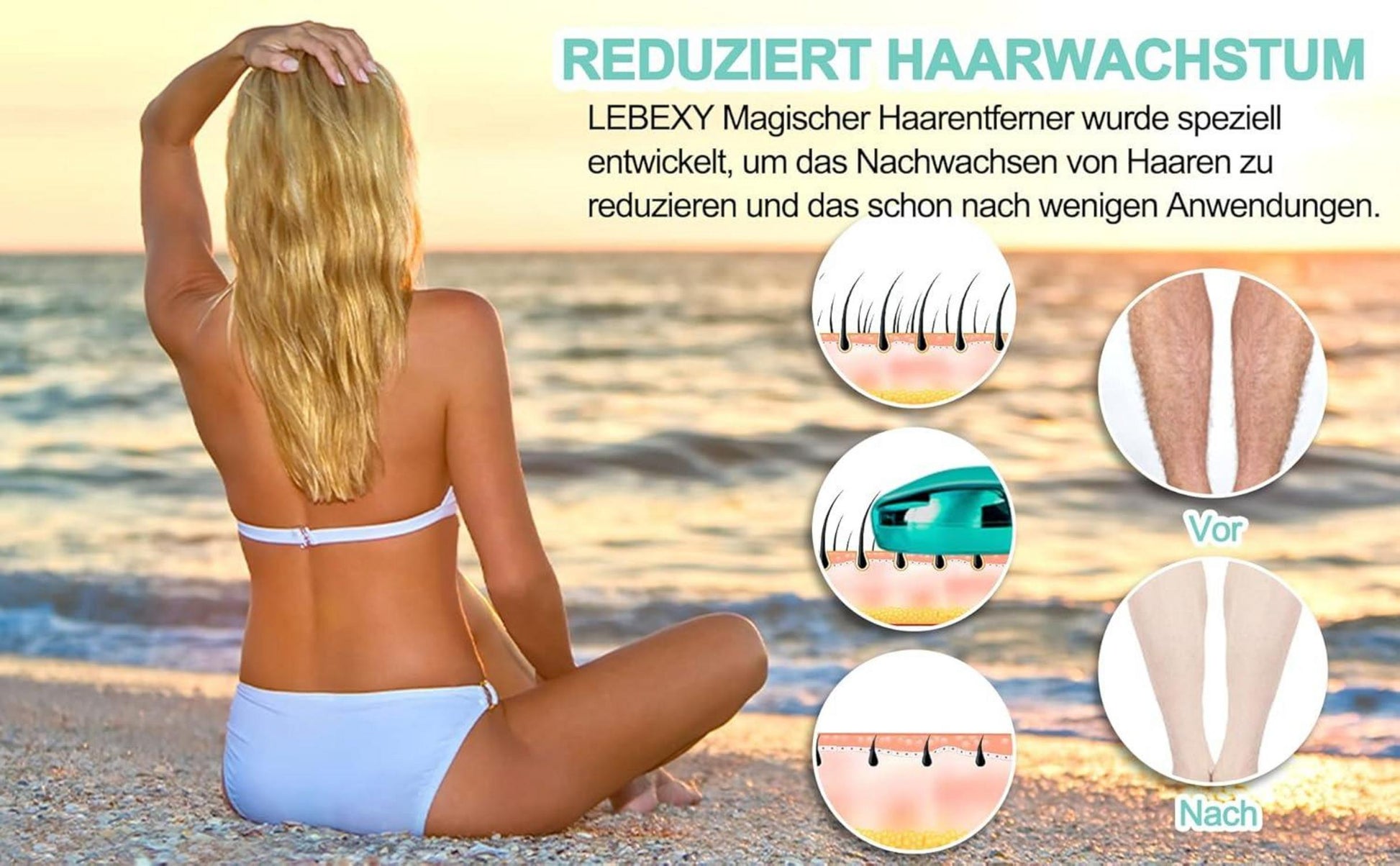 Nano Haarentferner Stein Damen Kristall Haarentferner