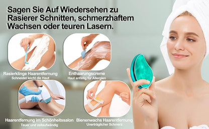 Nano Kristall Haarentferner Damen Schmerzloser Epilierer Hautoberfläche Erneuern