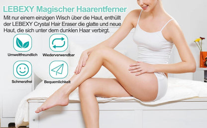Nano Kristall Haarentferner Damen Schmerzloser Epilierer Hautoberfläche Erneuern