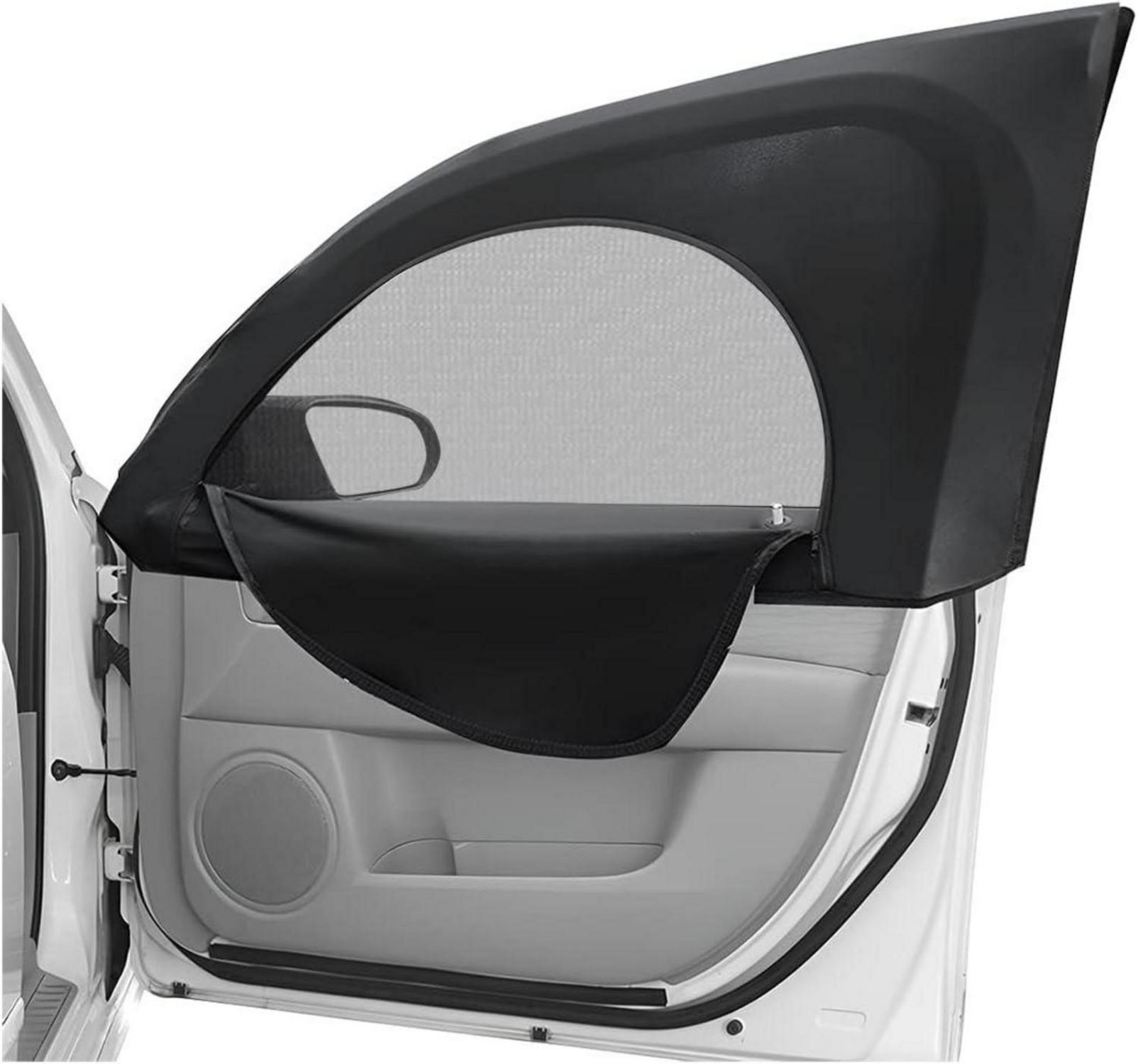 Autosonnenschutz 2-teilig UV-Schutz Car Zipper Fensterschutz