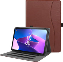 Universal Tablet Hülle mit Standfolie und Handschlaufe - Braun