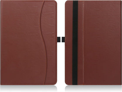 Universal Tablet Hülle mit Standfolie und Handschlaufe - Braun