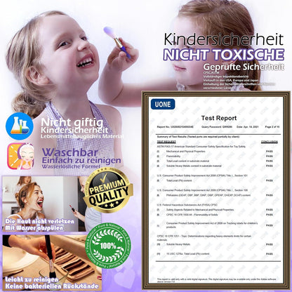 Kinderschminke Set für Mädchen Geschenke 4-12Jahre Purple