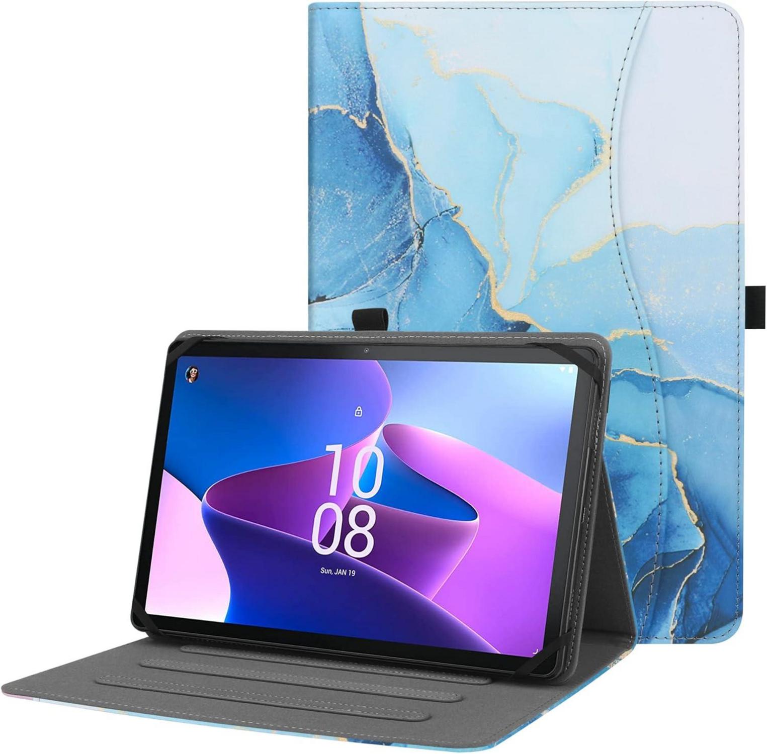 Universal Tablet Hülle 9-10.5 Zoll PU Leder Stand Folio Handschlaufe