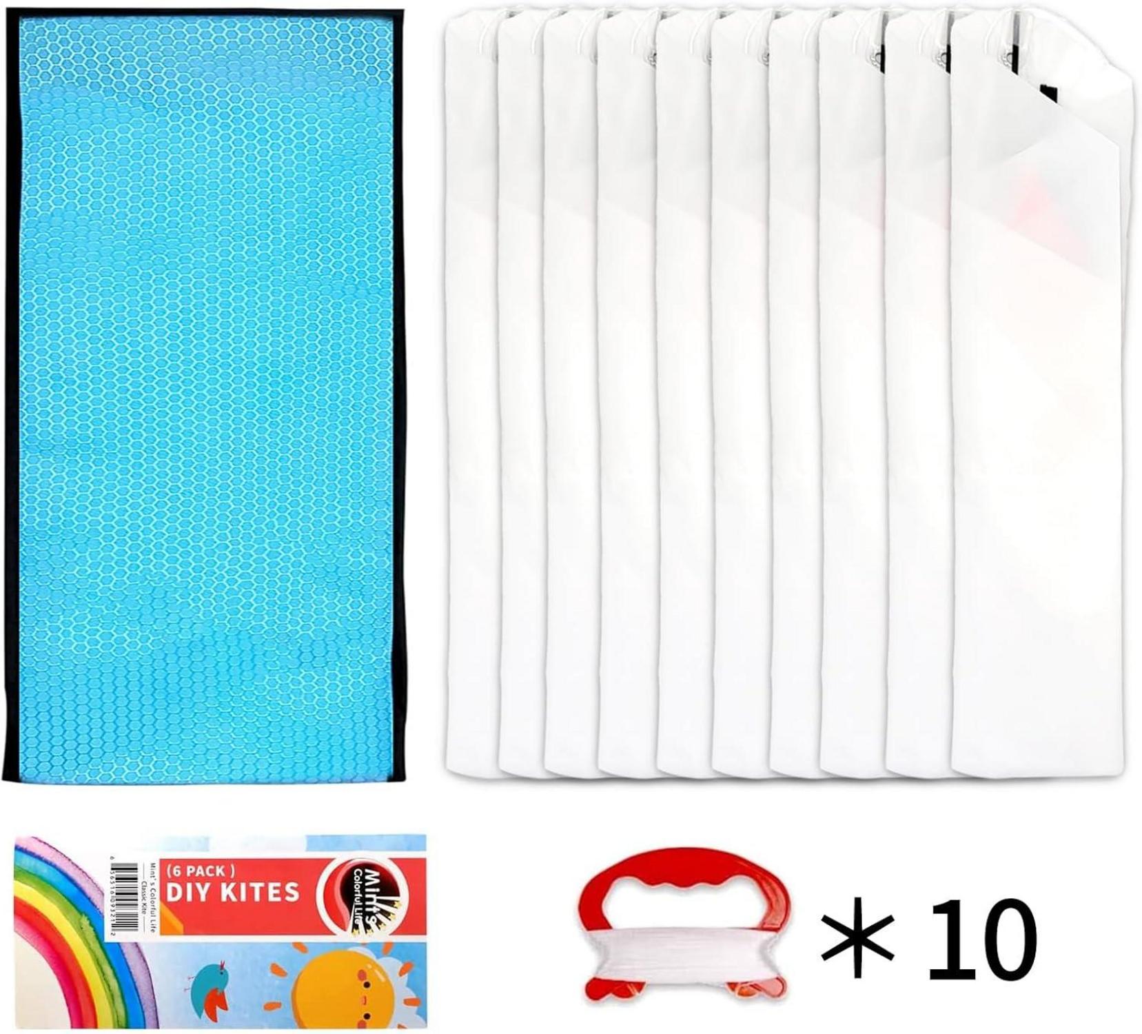 10er Packung DIY Drachen Bastelset für Kinder - Maldrachen