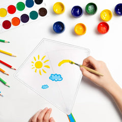 DIY Drachen für Kinder 10er Set - Dekorieren Maldrachen Party Pack