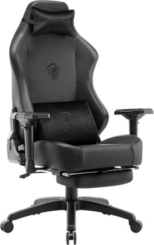 Gaming Stuhl Bürostuhl mit 4D Armlehne und Fußstütze