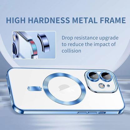 Magnetische iPhone 11 Hülle mit MagSafe Sturzschutz, Anti-Vergilbung, Anti-Fingerabdruck