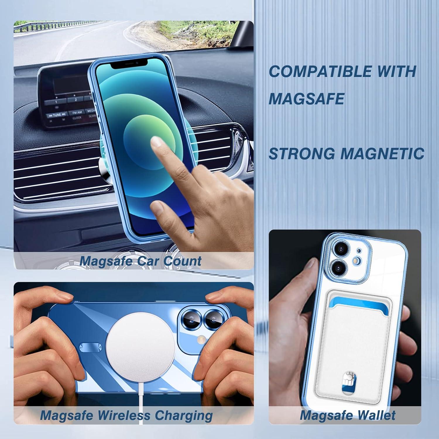 Magnetische iPhone 11 Hülle Kompatibel mit MagSafe Stoßfest