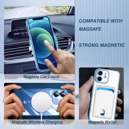 Magnetische iPhone 11 Hülle Kompatibel mit MagSafe Stoßfest