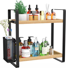 Badezimmer-Organizer mit Korb und Aufbewahrung, Hautpflege-Organizer