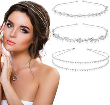 Braut Haarreif Set Perlen Strass Blumen Hochzeit Haarschmuck