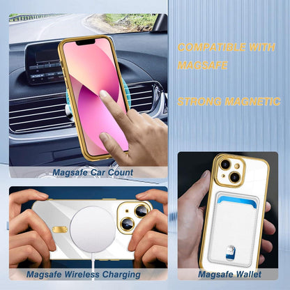 Magnetische iPhone 13 Hülle mit MagSafe Stoßfest Anti-Vergilbung Klar